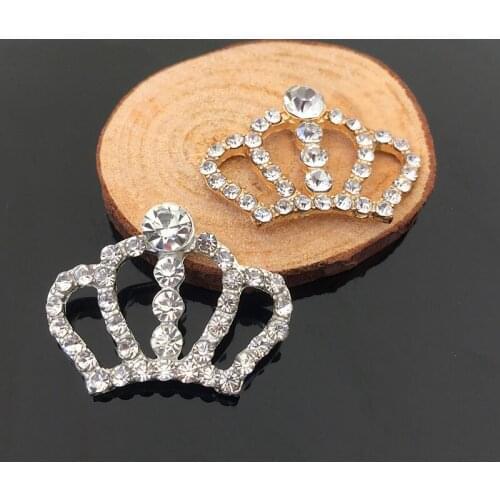 50pcs Crystal Flatback Rhinestone Applique Metal Hairpin Buckle Button Accessories Wedding Celeb Dress Shoes Decor strass Crafts