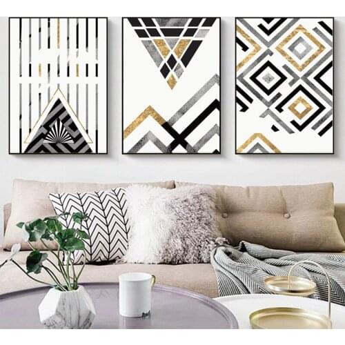 Frameless Simple Living Room Decoration Painting Sofa Background Wall Painting Fresh Style Modern Nordic Home Abstract Painting