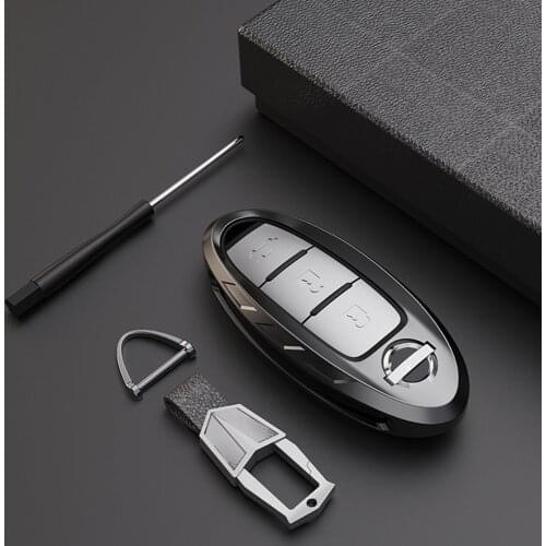 Zinc alloy Car Key Case Cover For Nissan Qashqai J10 J11 X-Trail t31 t32 kicks Tiida Pathfinder Murano Note Juke Infiniti