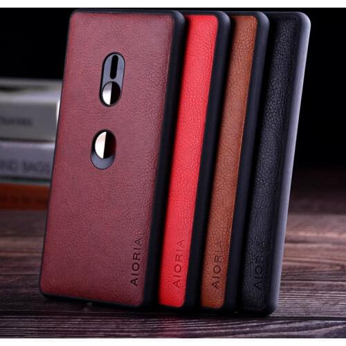 Case for Sony Xperia 1 XZ3 XZ4 funda luxury Vintage Leather skin capa with Slot phone cover for Sony Xperia 1 XZ3 XZ4 case coque