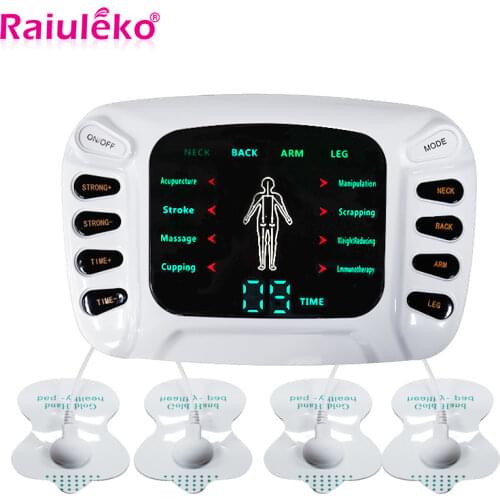 Tens Full Body Acupuncture Electric Therapy Massager Meridian Physiotherapy Muscle Stimulator Apparatus Slimming Healthy Care