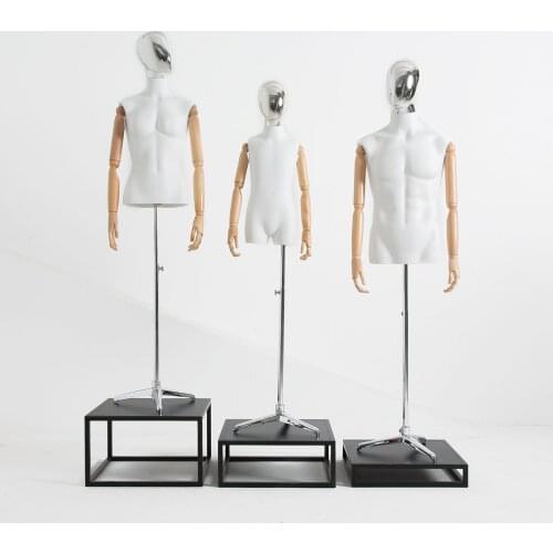 Individual Fashion Manipulator Electroplating Activity Head Family Half Body Mannequin Platform model