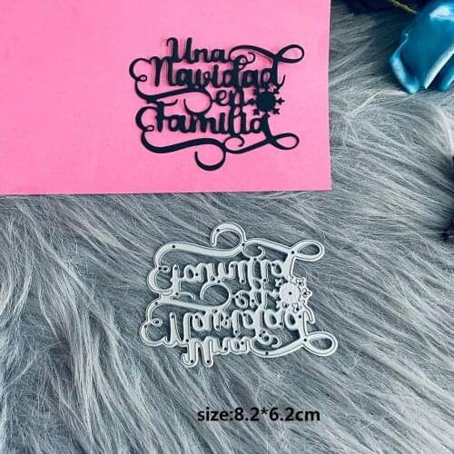 Spanish Spain Word model Metal Cutting Star Dies for DIY Scrapbook Paper Cards Embossed Decorative Craft Die Cut