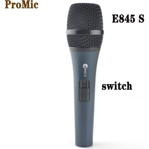 E845 Grade A Quality Professional Performance Dynamic Wired Microphone,E845 MIC For Live Vocals Stage Karaoke,with Switch