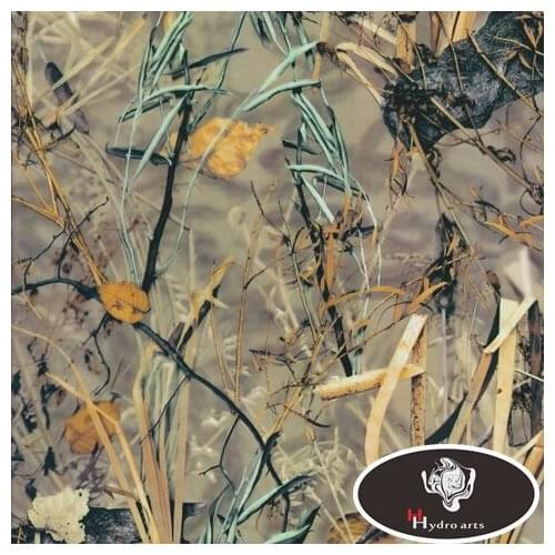 0.5M Wide Leaves Camo Hydrographic films water transfer printing film for gun&car/motor decoration HF1000