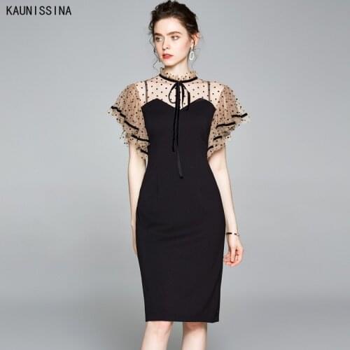 Черные летние платья KAUNISSINA China At AliExpress