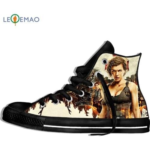 Walking Canvas Boots Shoes Breathable Biochemical Crisis of Universal Terror Movie Alice Cool Hip-hop Sport Classic Sneakers