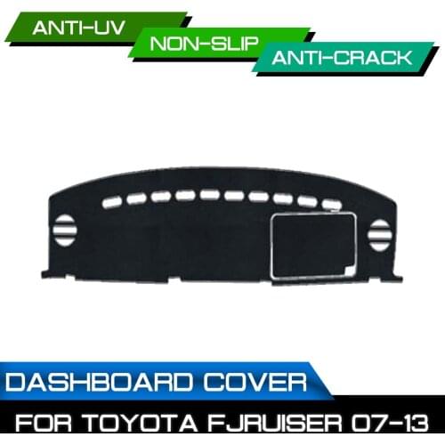 Car Dashboard Mat Anti-dirty Non-slip for Toyota FJ CRUISER 2007 2008 2009 2010 2011-2013 Dash Cover Mat UV Protection Shade