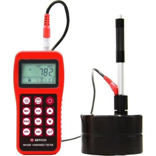 MH180 Portable Leeb Hardness Tester HL、HB、HRB、HRC、HRA、HV、HS Scale Hardness Testers Hardness Meter Durometer