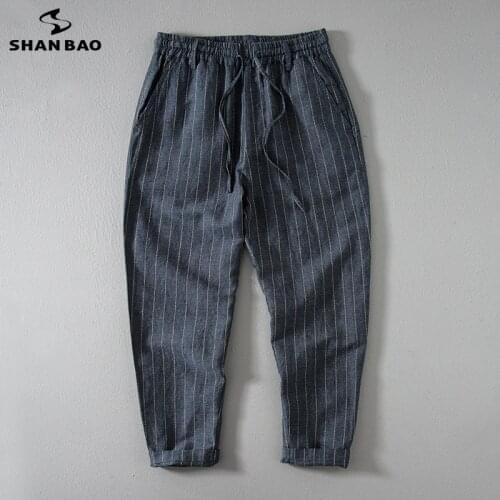 SHAN BAO Slim Men's Trousers