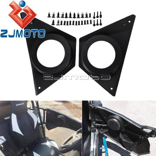 UTV 6 -1/2" Speakers Pods Door Speaker Pod Set For Polaris 2014-2017 RZR 1000-S ACE 570 900 RZR XP1K RZR 900 55" 60" Models