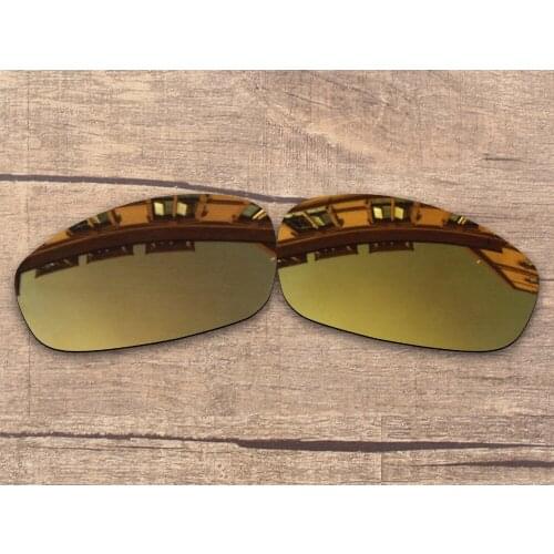 Vonxyz Bronze Mirror Polarized Replacement Lenses for-Oakley Split Jacket Frame