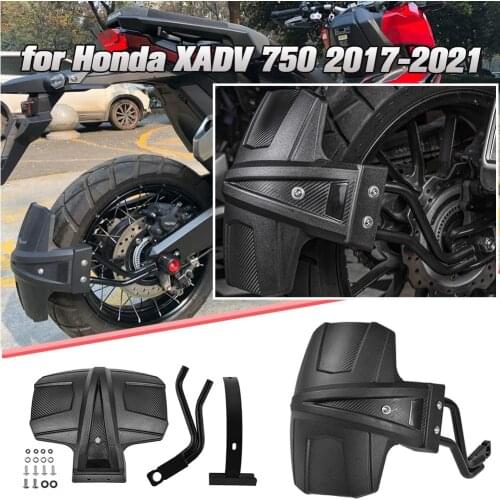 Rear Wheel Fender Tire Cover Hugger Mudguard Mud Splash Guard For Honda XADV X ADV 750 2017-2021 XADV750 Motor Parts Black