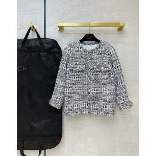 2021 Autumn New High Quality Women Tweed Jacket Coat Ladies Fashion Casual Overcoat Gdnz 5.18