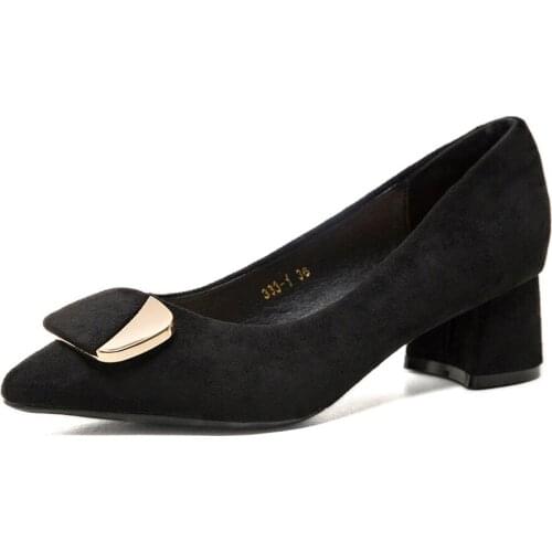 FamtiYaa Casual High Heels Shoes for Women Pointed Toe Ladies Female Woman Pumps Footwear 2020 Chaussure Femme Zapatos Mujer