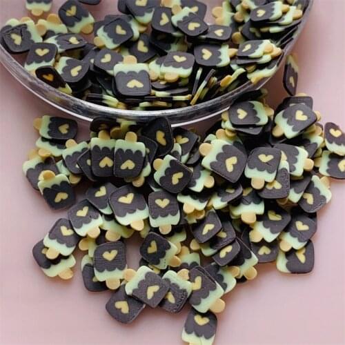 100g Simulation ice cream popsicleSlice Polymer Clay Sprinkles for Crafts Making DIY Crystal Mud Filling Material Nail Art Decor