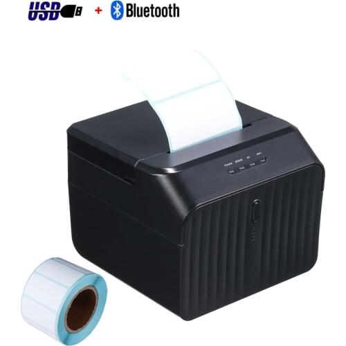 2 inch Mini bluetooth pos printer USB Bluetooth label barcode sticker 58mm printer android iOS Window