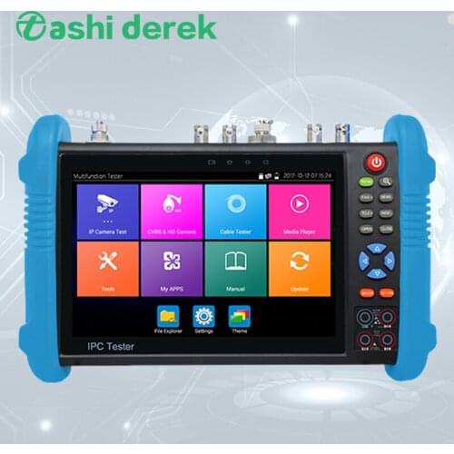 7inch CCTV Tester IPC-9800MOVTADHS Plus IP Test 8MP CVI/ TVI/ AHD, 8MP EX-SDI, HD-SDI, 3G-SDI RJ45 Cable TDR Test HDMI In/out