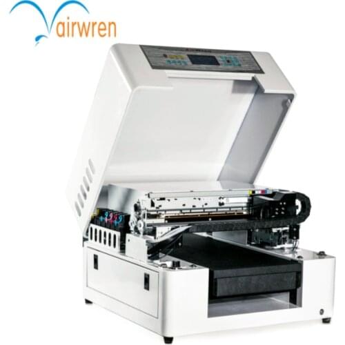 A3 UV LED Flatbed Printer For Phone Case Pen Card Bottle CD Golf Ball Glass Metal Wood Candle Flash Disk with RIP Software