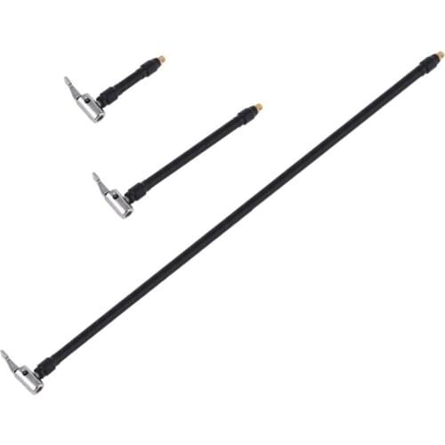 Tire Air Inflator Hose Adapter Twist Lock Connection Locking Air Chuck with Air Hose and Standard Tire Valve Fine Thread