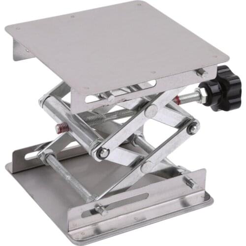 200x200mm Aluminum Router Table Woodworking Engraving Lab Lifting Stand Rack Platform Woodworking Benches