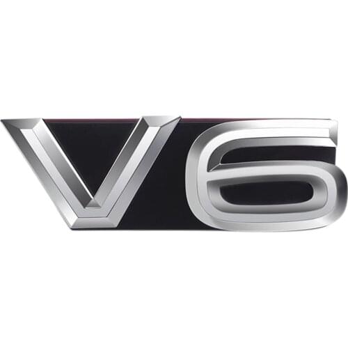 Auto Products Emblem V6 Grill Sticker for -VW TERAMONT PHIDEON ARTEON OTAN PAT TOUAREG TIGUANL VW V6 Sticker
