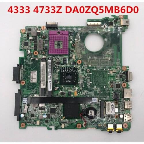 Free shipping For 4333 4733Z laptop motherboard DA0ZQ5MB6D0 working well