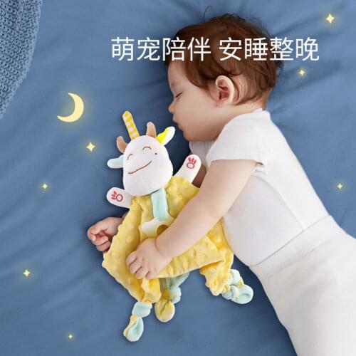 Free Shipping Stuffed Toys Soft Animal Soothe Appease Towel Saliva Plush Toy for Sleep Pacify Toy Infants Newborn Doll Baby Toys