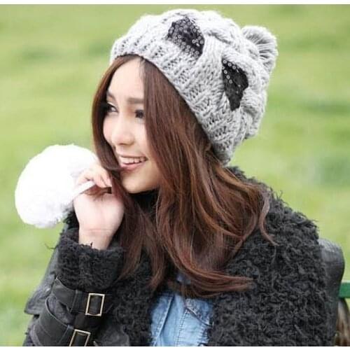 Free shipping NEW Handmade Knited hat Wool hat Yarn cap,Ladies women cap winter accessories