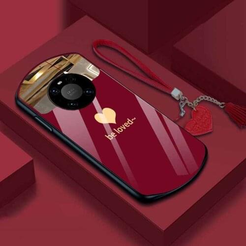 For Huawei Mate 40 Pro Case fashion Hard Tempered glass Mirror protective Back Cover Case For Huawei mate 40 40pro mate40 shell