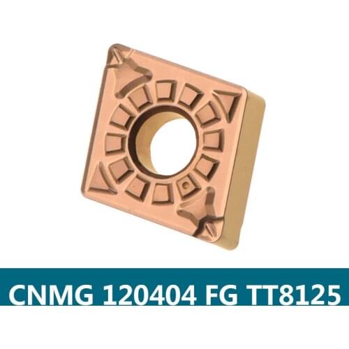CNMG120404FG TT8125 Carbide Inserts CNMG120404 FG Lathe Cutter Tools Original CNC Tools insert