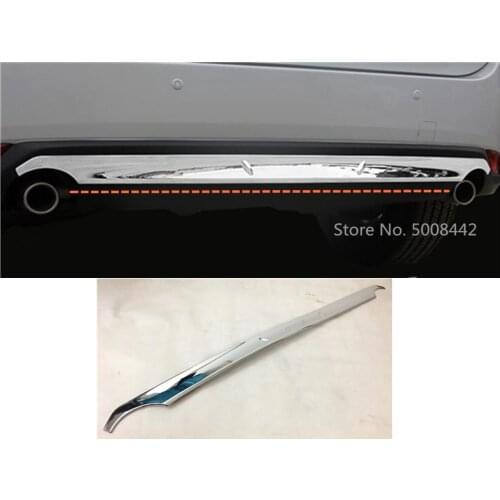 For Mazda CX5 CX-5 2017 2018 2019 2020 Car Cover Protection Bumper Trim ABS Chrome Rear Back Tail Bottom Hoods Pedal Trim 1pcs