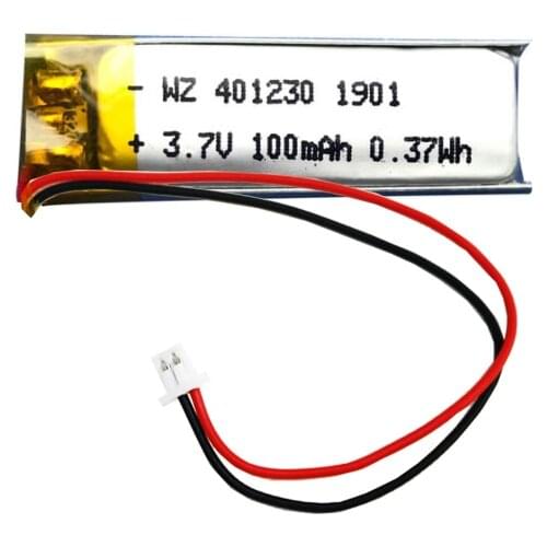 Battery Factory 401230 Bluetooth Headset Selfie Keyboard Keyboard Mouse Digital Product 3.7V Polymer Rechargeable Battery