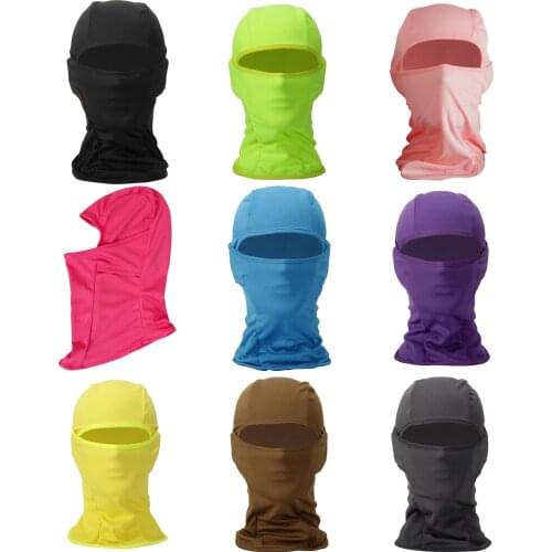 Multifunctional Bandana / Cap for Bike / Hood Face Mask High Quality Resistant to Wind and UV for Sport, Outdoor, travel-Black