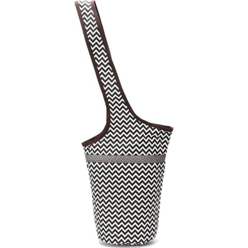 Fashion Yoga Mat Bag Casual Canvas Yoga Bag Backpack with Large Size Zipper Pocket Fit Most Size Yoga Mat Tote Sling Carrier