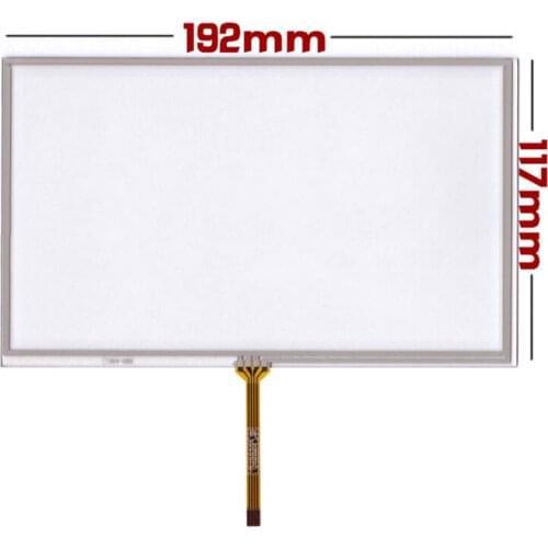 HON-MARK New 8 inch Car DVD GPS Universal 4 pins Resistance 192*117mm HSD080IDW1-C01 C00 Touch Panel Screen