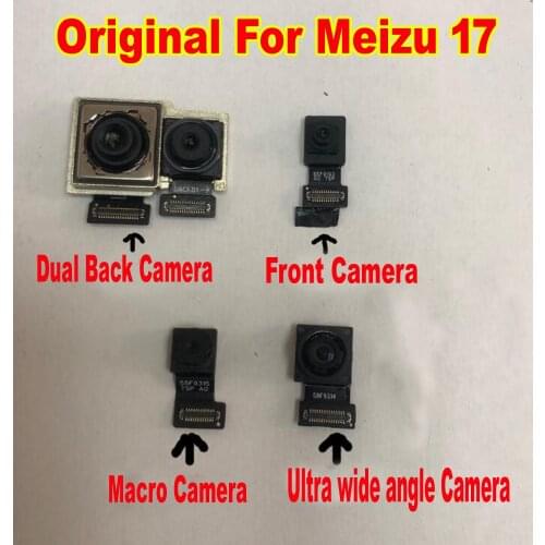 Original Big Rear Dual Back Camera For Meizu 17 snapdragon 865 Main Front Facing Macro Ultra Wide Angle Camera Module Flex Cable