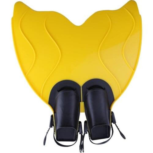 Swimming Training Mermaid Adult Flippers One-Piece Flippers Snorkeling