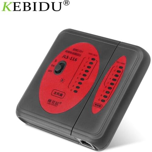 RJ45 Cable Lan Tester Network Cable Tester 60V 120V RJ45 RJ11Cat5 Cat6 LAN Cable Tester Handheld Networking Tool Network Repair