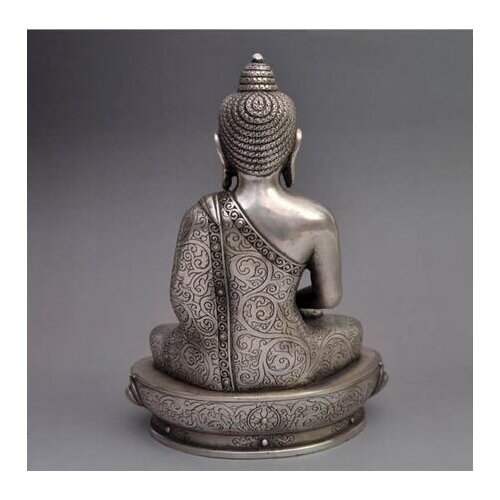 Old Tibetan Brass Buddhism Bodhisattva Sakyamuni Buddha Statue decoration bronze factory outlets