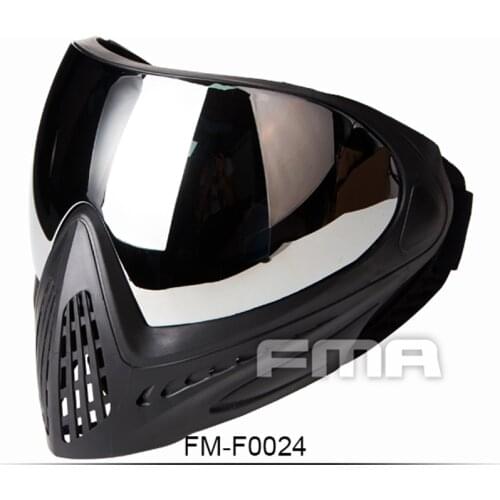 Tactical Gear FMA F1 Full Face Mask With Single Layer Paintball Safety Anti-fog Goggle Mask Military Airsoft Equipment