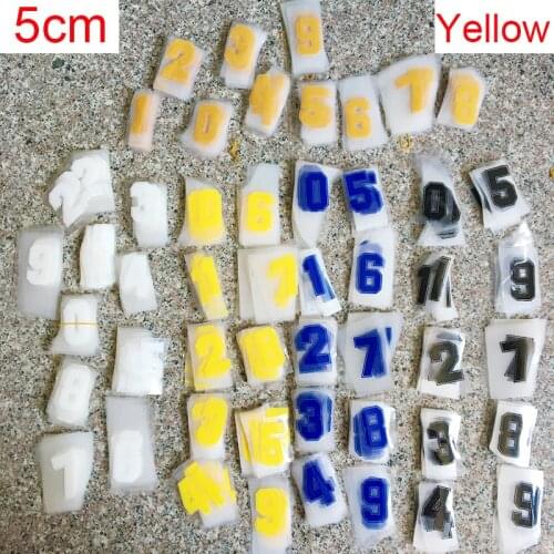 Iron on Patches Letter DIY Basketball jersey number Clothes Bag Cap Fashion Hotfix Sticker