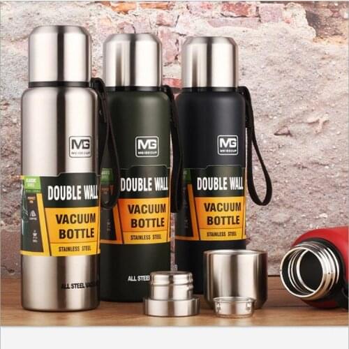 0.5-1.5L Thermos Double Wall Stainless Steel Vacuum Flasks Thermos Cup Tea Milk Travel Mug Thermo Bottle Thermocup