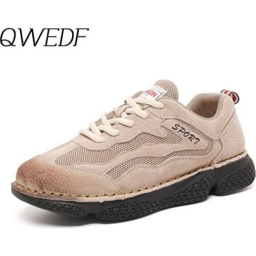 2019 Fashion Women Shoes Vulcanize Breathable Mesh Flats Sneakers Comfort Platform Chunky Shoes Desiner Shoe scarpe donna Z5-89