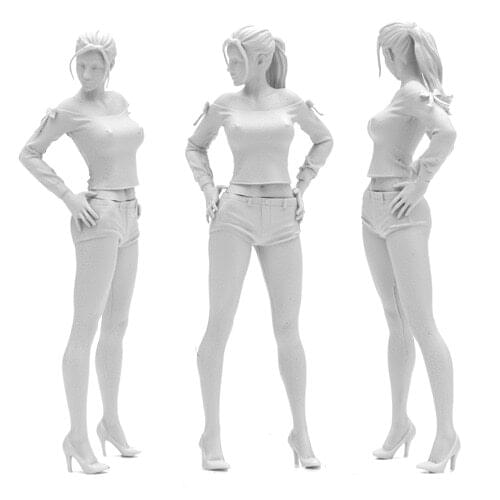 1/24 Resin Model Figure GK,Unassembled and unpainted kit