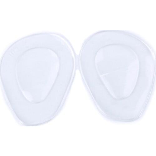 1Pair Silicone Transparent Half Foot Cushions Arch Support Pads Massage Feet Shoe Insoles
