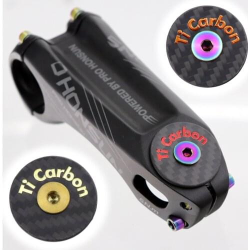 7g carbon handle bicycle earphone upper cover titanium cover earphone