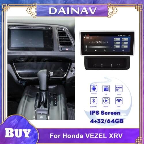 Android Car Stereo Autoradio Tesla GPS Navi Vertical DVD Player For Honda VEZEL XRV Car Multimedia Player