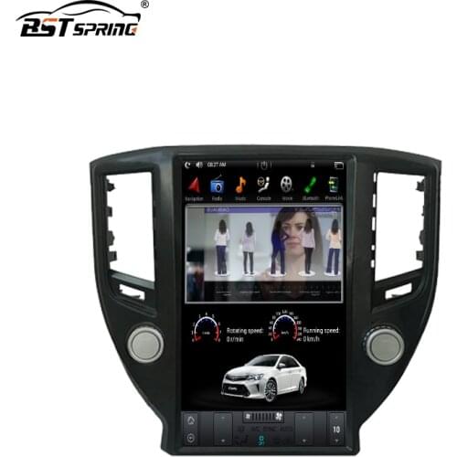 Bosstar 13.6inchTesla/Vertical Screen Car GPS Navigation stereo Multimedia system for Toyota Crown 2014 car dvd player headunit