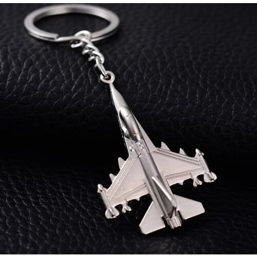 Aircraft Styling Keychain Sleutelhanger High Quality Personality Alloy Car Key Rings Holder porte clef Novelty jewelry Gift J004